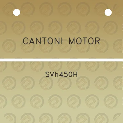 cantoni-motor-svh450h