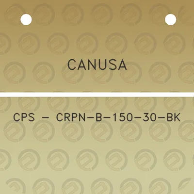 canusa-cps-crpn-b-150-30-bk