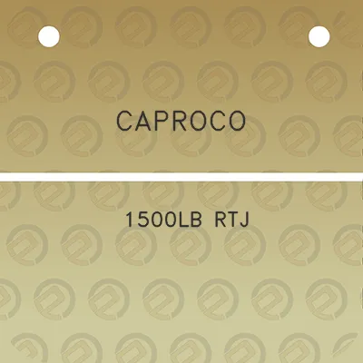 caproco-1500lb-rtj