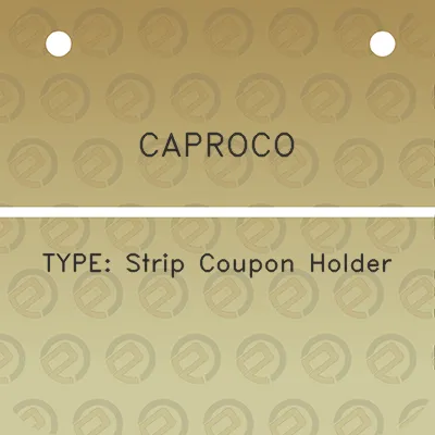 caproco-type-strip-coupon-holder