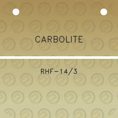 carbolite-rhf-143