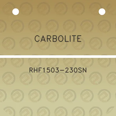 carbolite-rhf1503-230sn