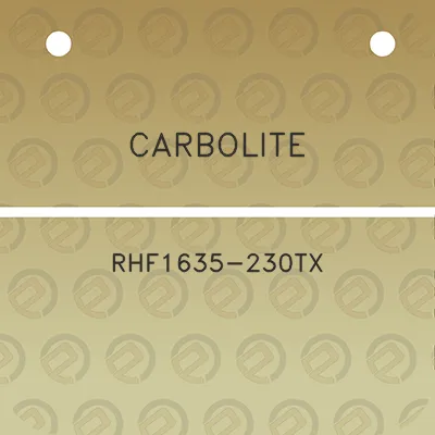 carbolite-rhf1635-230tx