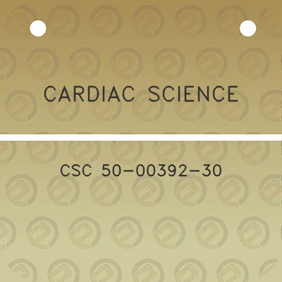 cardiac-science-csc-50-00392-30