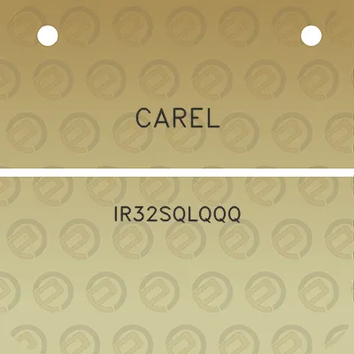 carel-ir32sqlqqq