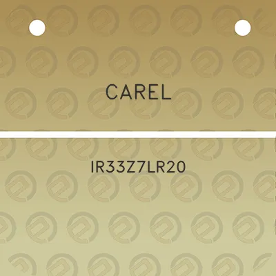 carel-ir33z7lr20