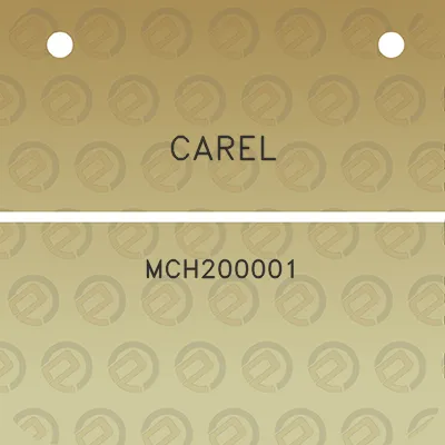 carel-mch200001