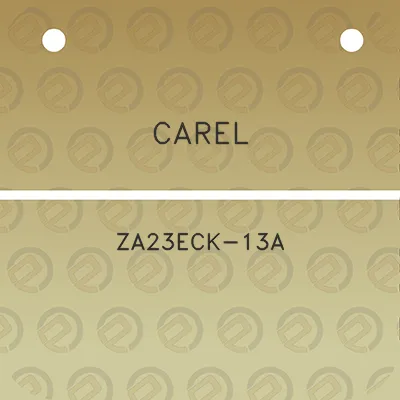 carel-za23eck-13a