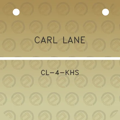 carl-lane-cl-4-khs