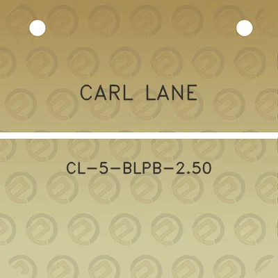 carl-lane-cl-5-blpb-250