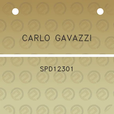 carlo-gavazzi-spd12301