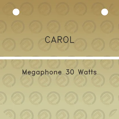 carol-megaphone-30-watts