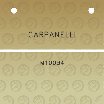 carpanelli-m100b4