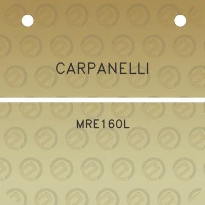 carpanelli-mre160l