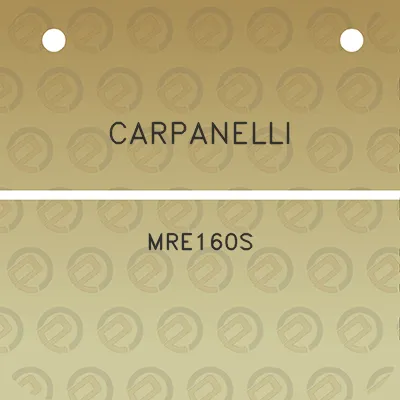 carpanelli-mre160s