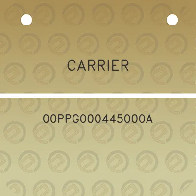 carrier-00ppg000445000a