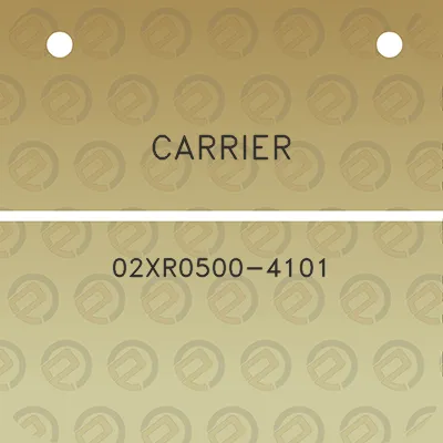 carrier-02xr0500-4101