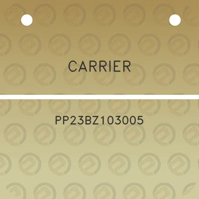 carrier-pp23bz103005