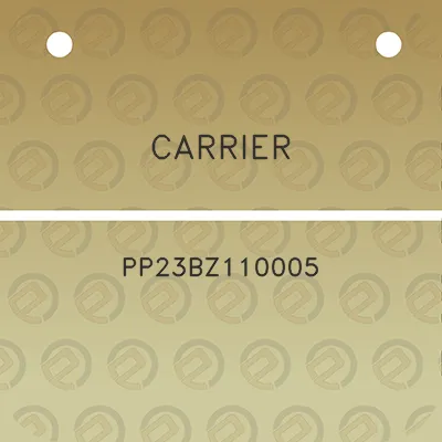 carrier-pp23bz110005