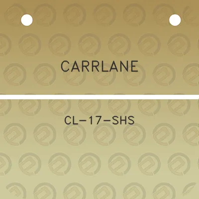 carrlane-cl-17-shs