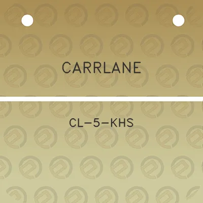 carrlane-cl-5-khs