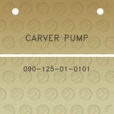 carver-pump-090-125-01-0101