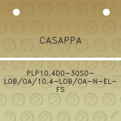 casappa-plp104d0-30s0-loboa104-loboa-n-el-fs