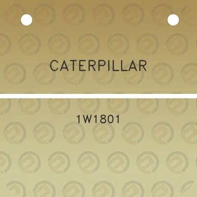 caterpillar-1w1801