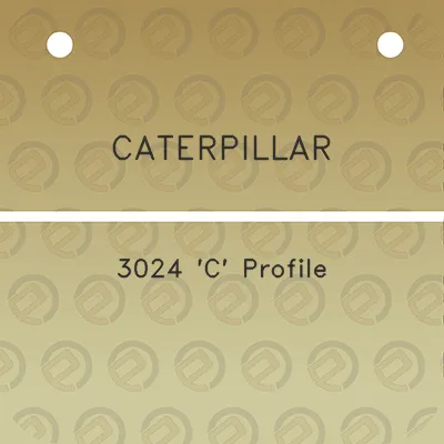 caterpillar-3024-c-profile