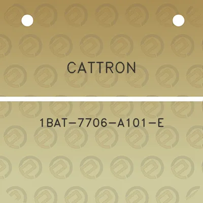 cattron-1bat-7706-a101-e