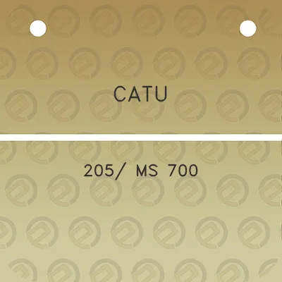 catu-205-ms-700