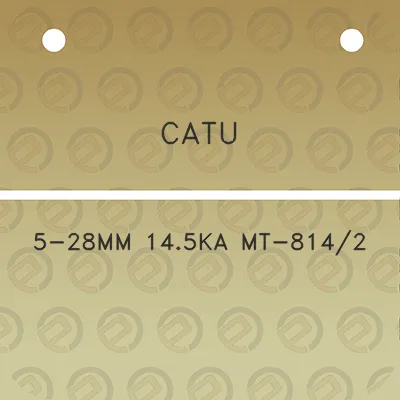 catu-5-28mm-145ka-mt-8142