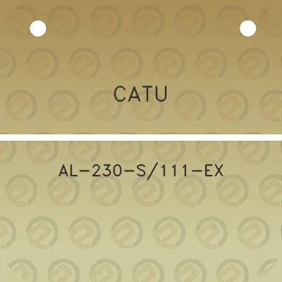 catu-al-230-s111-ex