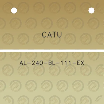 catu-al-240-bl-111-ex