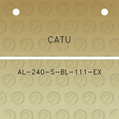 catu-al-240-s-bl-111-ex