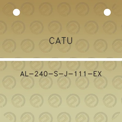 catu-al-240-s-j-111-ex