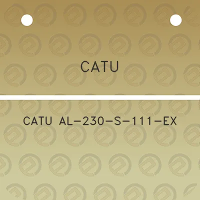 catu-catu-al-230-s-111-ex