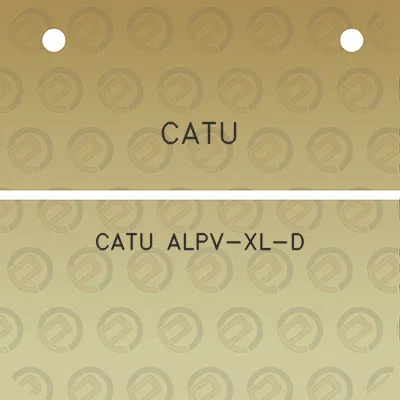 catu-catu-alpv-xl-d