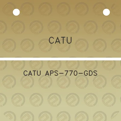 catu-catu-aps-770-gds