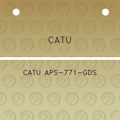 catu-catu-aps-771-gds