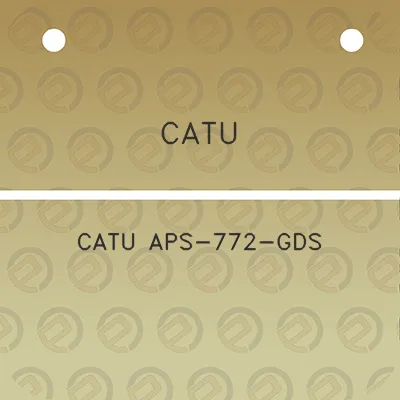 catu-catu-aps-772-gds