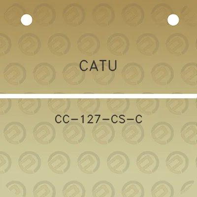 catu-cc-127-cs-c