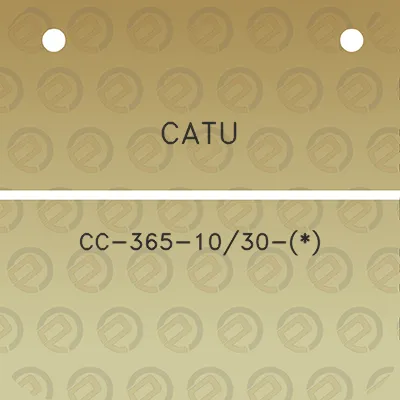 catu-cc-365-1030