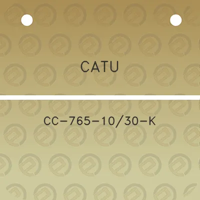 catu-cc-765-1030-k