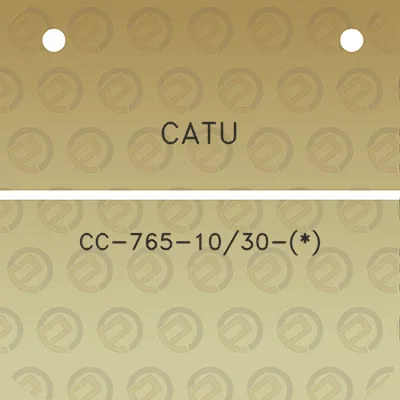 catu-cc-765-1030