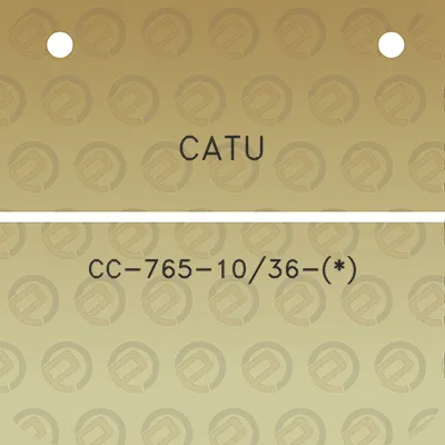 catu-cc-765-1036