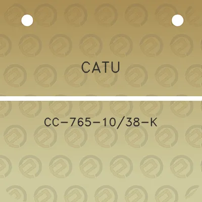 catu-cc-765-1038-k