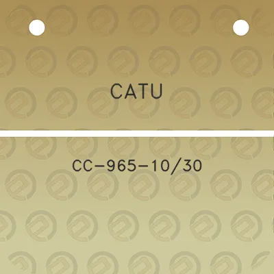 catu-cc-965-1030