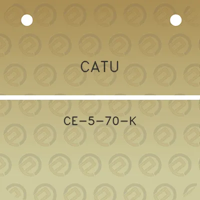 catu-ce-5-70-k