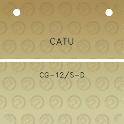 catu-cg-12s-d